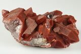 Natural Red Quartz Crystal Cluster- Morocco #190156-1